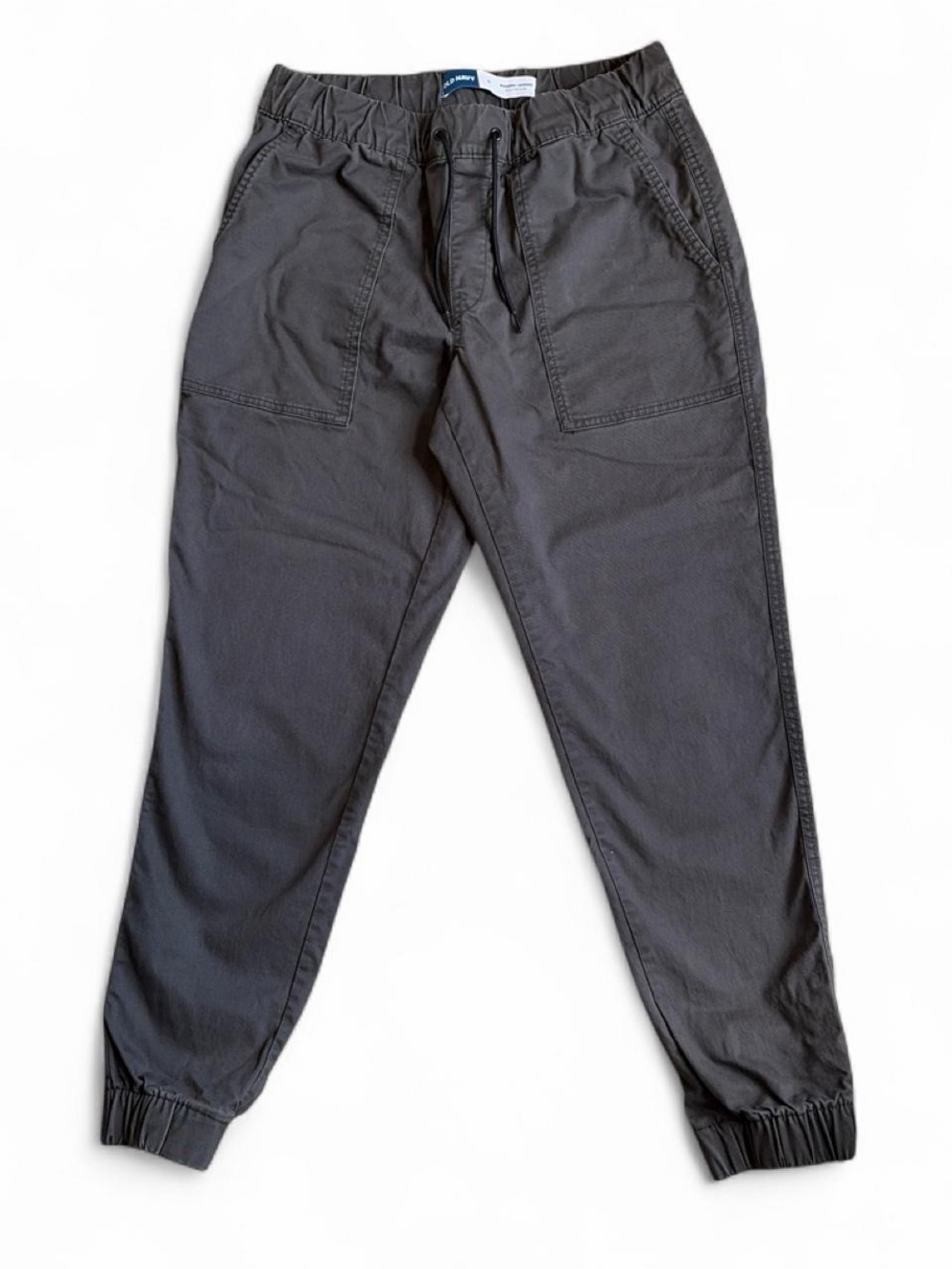 Men's Old Navy Charcoal Jogger Pants - Casual Drawstring Waist